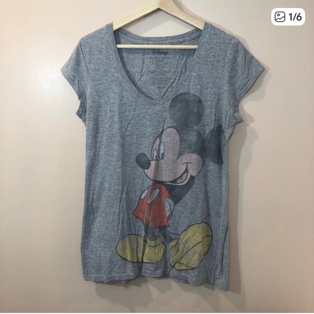 Disney Mickey Mouse Faded Tee Jr Size 15